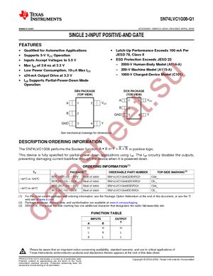 SN74LVC1G08QDBVRQ1 datasheet  